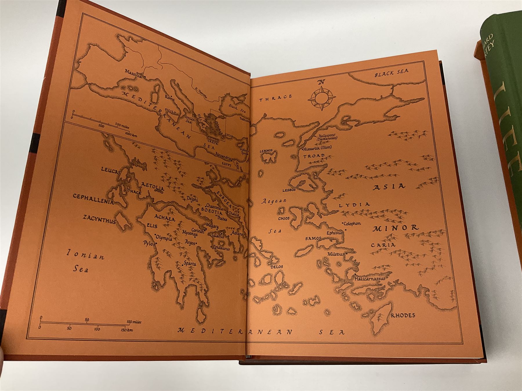 Folio Society - nineteen volumes including Life, The Dead Sea Scrolls, The World of the Odysseus, The Trial of the Templars, etc