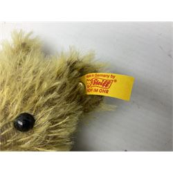 Two Steiff teddy bears comprising 2006 'Bear of the Year', limited edition with original dust bag and certificate, and 'Big Foot Bear' serial no. 002939, both with tags in ear