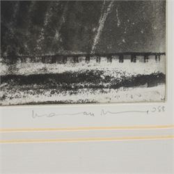Norman Ackroyd (British 1938-): 'Tay Bridge', etching signed and dated '88 and numbered 36/45 in pencil 17cm x 20cm