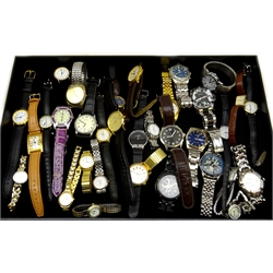  Collection of wristwatches including Citizen Eco Drive, ladies Longines, Sekonda, Timex, Skagen, Lorus, Excalibur etc approx 30  