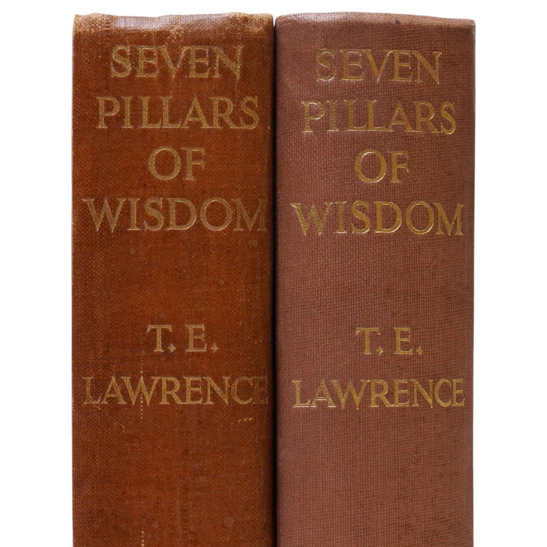 Lawrence, T E - Seven Pillars of Wisdom , first trade edition, Jonathan Cape 1935 original cloth and another copy, fifth impression 1935 (2)
