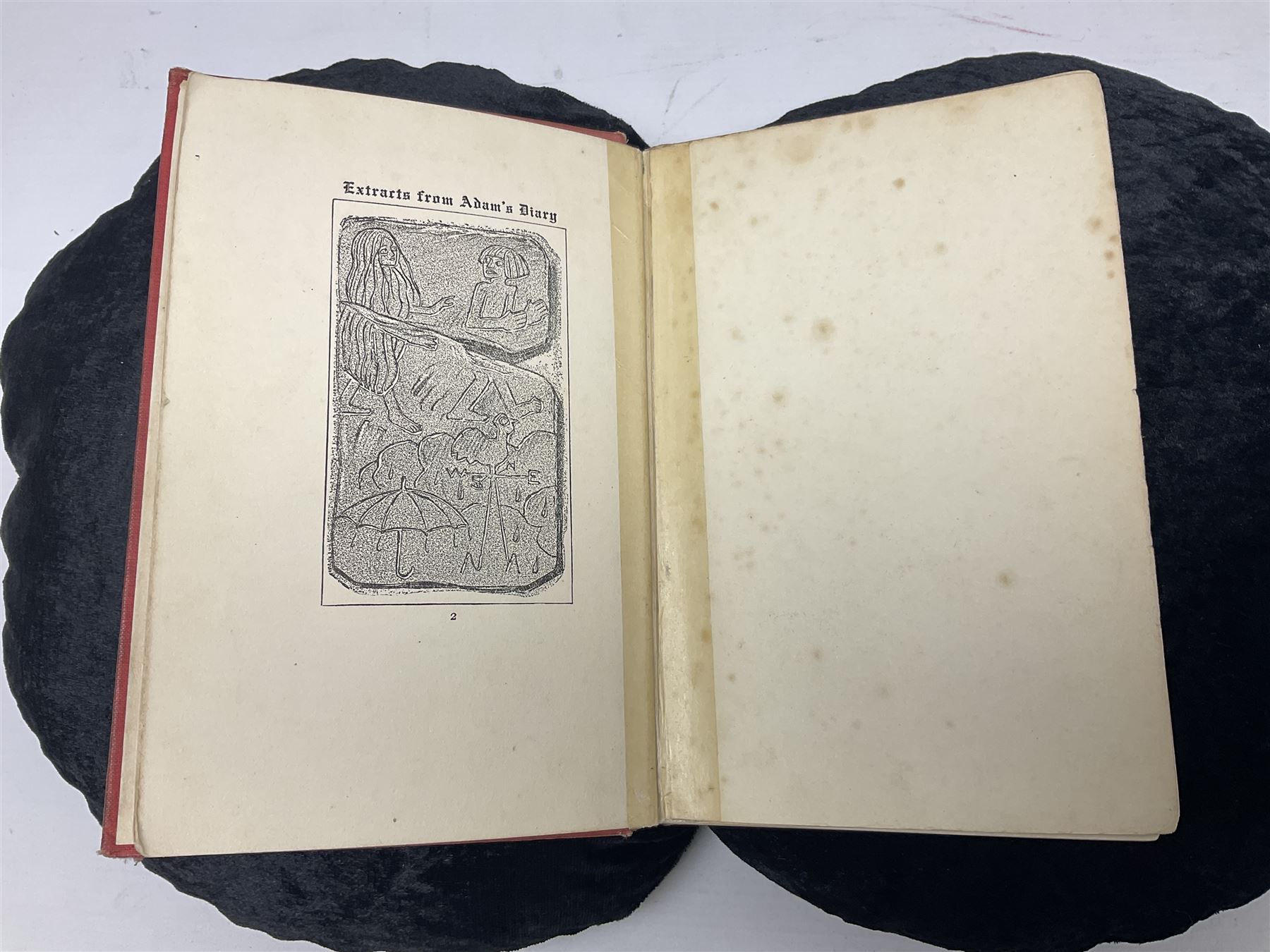 Mark Twain; Extracts from Adam's Diary, Harper & Brothers 1904 