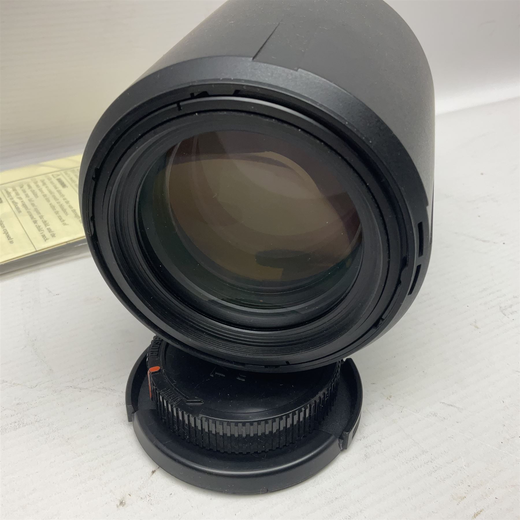 Nikon 'ED AF Micro Nikkor 200mm 1:4D' lens, Tamron 'SP Di AF 180mm 1;3.5 Macro1:1' lens, serial no 501075 and Tamron 'AF 70-300mm 1:4-5.6 Tele-Macro (1:2) ' lens, serial no 305906  