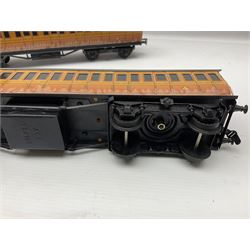 Ace Trains '0' gauge - EMU/MET four-car electric multiple unit with teak finish; boxed with instructions