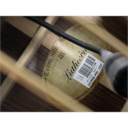 Brazilian Giannini Craviola six string acoustic guitar, with Fishman Premium Blend onboard pickup, in fitted hard case 