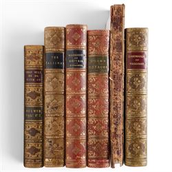 Dr Butler's Atlas of Modern Geography, 1829 original boards and ten leather bound books