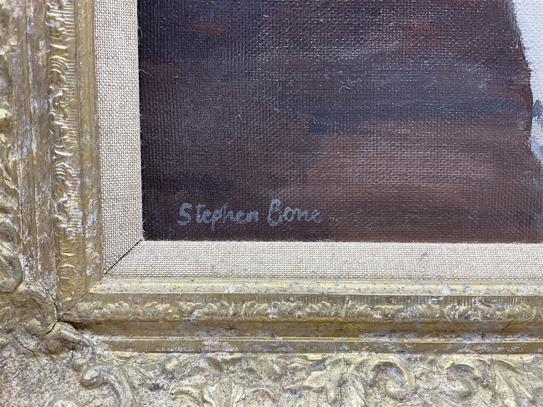 Stephen Bone (British 1904-1958): Flowers in a White Jug, oil on canvas signed 60cm x 50cm