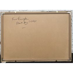 Kane Cunningham (British 1961-): 'Flash Bang Wallop!', watercolour on Arches paper, signed and titled verso 103cm x 153cm