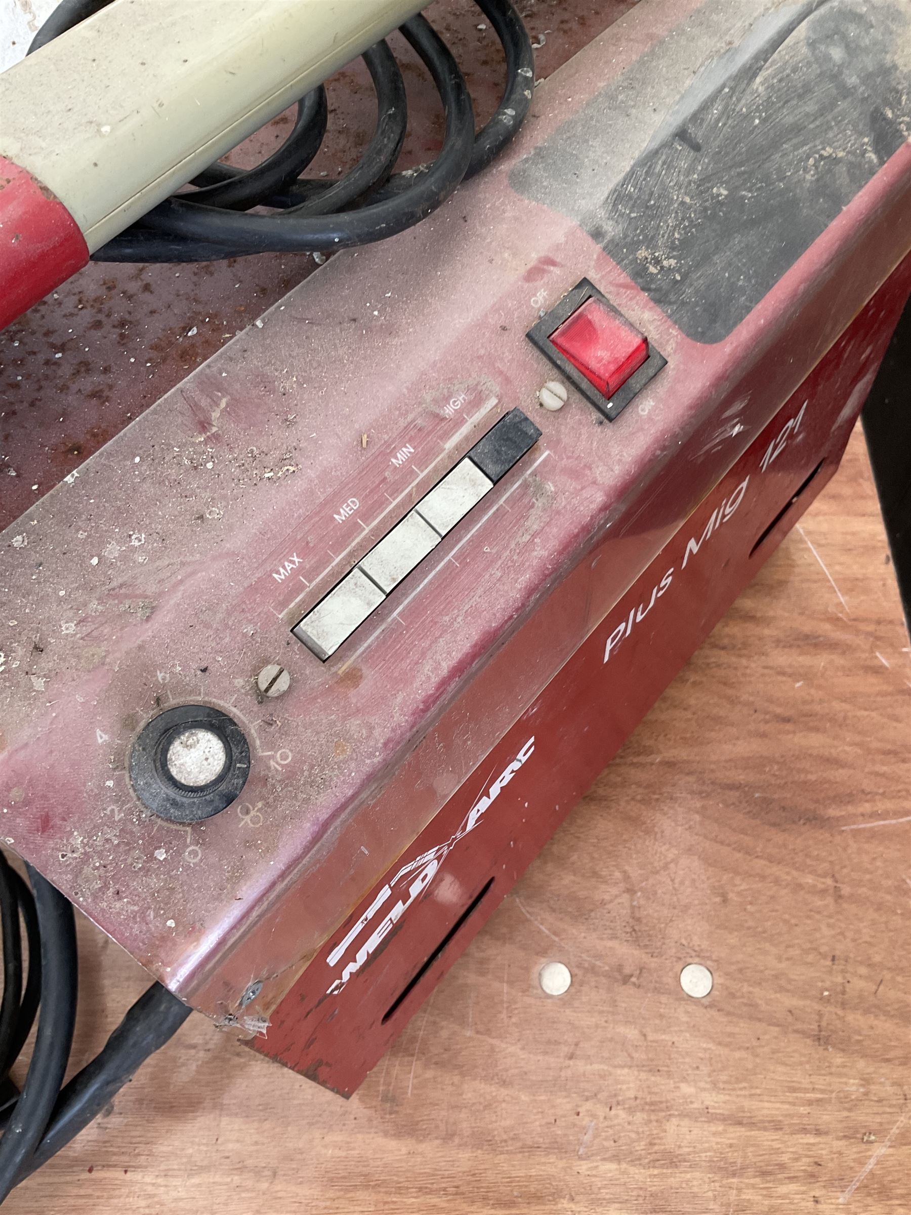 Weld Arc Plus MIG 121 welding machine  - THIS LOT IS TO BE COLLECTED BY APPOINTMENT FROM DUGGLEBY STORAGE, GREAT HILL, EASTFIELD, SCARBOROUGH, YO11 3TX