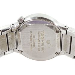 TAG Heuer Alter Ego ladies stainless steel quartz wristwatch, Ref. WP1411 and one other Tag Heuer ladies stainless steel quartz wristwatch, Ref WK1313, both on integrated stainless steel bracelets
