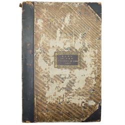 Thomas Jeffreys (British Geographer to King George c.1710-1771): 'Maps of the County of York 1771', complete folio atlas containing twenty double-page engraved maps of Yorkshire with decorative cartouches and vignettes, bound in marbled boards with leather spine 61cm x 41cm