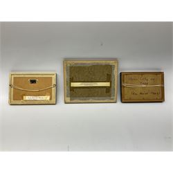 Limited edition First Day Cover 1987 for Sunderland's 50th Anniversary of Winning the F.A. Cup; signed by Raich Carter and Bobby Gurney No.1sp/500; limited edition First Day Cover 1993 to celebrate Raich Carter's 80th Birthday No.1aSp/100; photograph of the RAF XI v Scotland team including Carter and Stanley Matthews; photograph of Carter scoring against Preston N.E. in 1937; photograph of the Hull City squad on tour to Tel Aviv 1949; and photographic print entitled 'North v South Trial Match Bournemouth 2-4-27 Northern Boys' with manuscript note verso by Carter identifying which is him; all framed; Provenance: By direct descent from the family of Raich Carter having been consigned by his daughter Jane Carter (6)