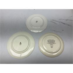 Royal Worcester trinket dish and vase, together with Palissy 'Herring Hunting Scenes' plate , Gerz West German Beer Stein, musical Toby jug and other ceramics 