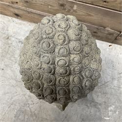 Small cast stone Thai Buddha head