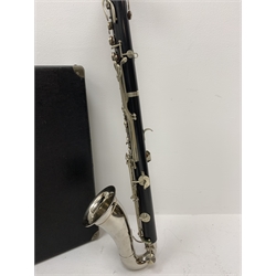  LeBlanc Paris four-piece bass clarinet, serial no. 5197, L96cm, in fitted case with accessories  