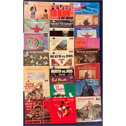 Mostly Jazz vinyl records including,  'Bing Crosby A Christmas Toast', 'At the Jazz Band Ball with Eddie Condon and his Orchestra', 'Anne Shelton I'll Be Seeing You' etc, approximately 80
