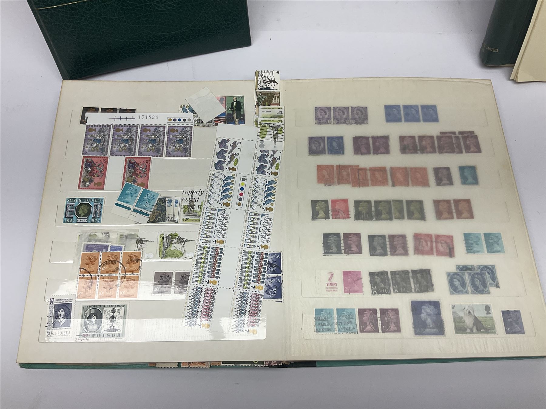 Queen Elizabeth II Great British first day covers with special postmarks and printed addresses, other covers, QEII used postage stamps, Basutoland, Southern Nigeria and other world stamps, housed in various albums, stockbooks, folders and loose, in one box