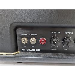 Blackstar HT Club 50 guitar amplifier head, serial no. 201109HC8083, with instruction manual, H27cm, W66cm
