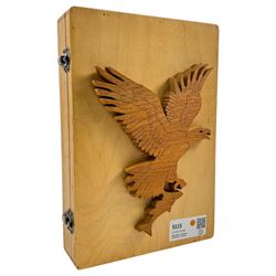 Falconry equipment, including two eyelet tools, various swivels, jessies, bells etc, withi...