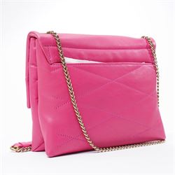 Lanvin - ‘Sugar’ Mini Bag, introduced circa 2014 under Alber Elbaz, in fuchsia quilted lambskin, with gold-tone chain and leather shoulder strap and hardware, unused with original dust bag