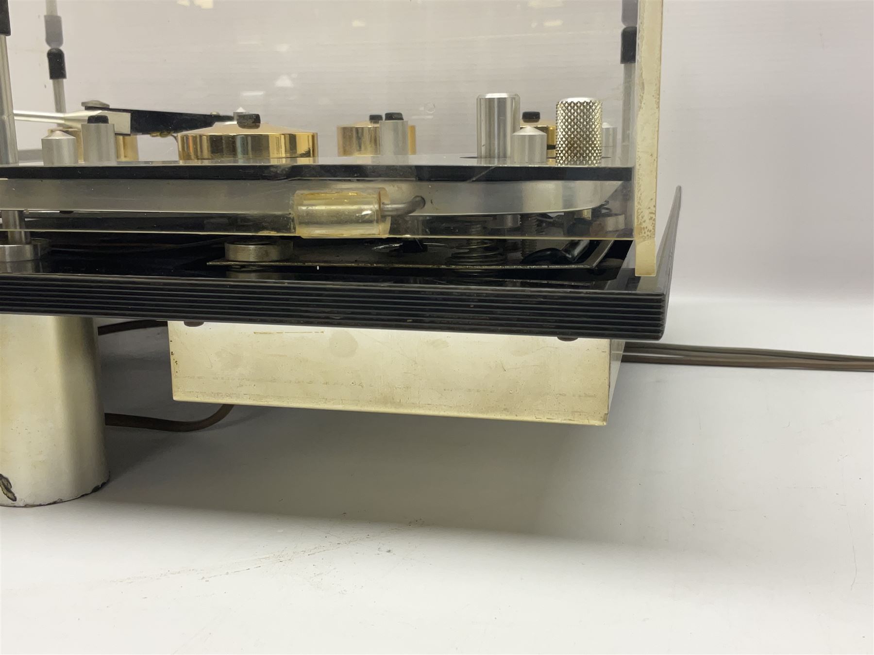 1970s Transcriptor Saturn turntable with paperwork including original receipt dated June 1973 and some accessories