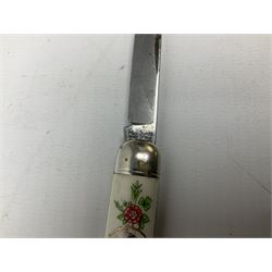 Eighteen pocket knives including examples by Richards of Sheffield, knife  commemorating the Royal Wedding 29th July 1981 etc