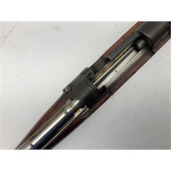 Early 20c Swedish 6.5mm bolt-action service rifle inscribed Carl Gustafs Stads Gevarsfaktori 1904; with 74cm barrel and original Model 1896 knife bayonet with scabbard No.149918 L149cm overall. Deactivated to early specification so requires re-deactivation to modern standards SECTION 1 RFD ONLY