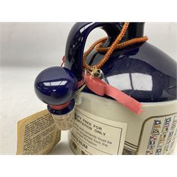 Pussers, British Navy rum, 1 litre, 95.5 proof, in a ceramic flagon