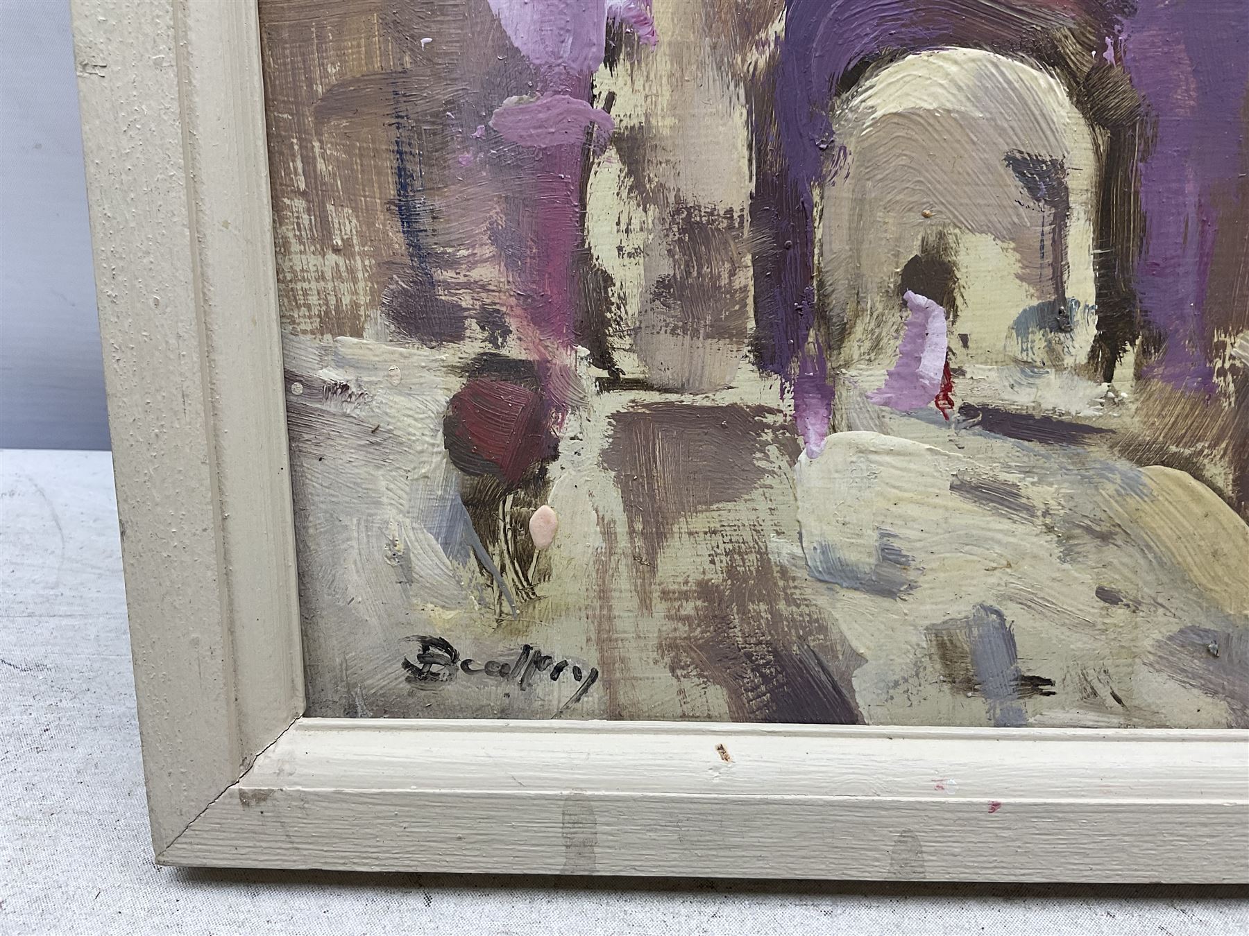 William B Dealtry (British 1915-2007): 'Chioggia - Little Venice', oil on board signed, titled verso 35cm x 28cm 
Provenance: direct from the family of the artist.