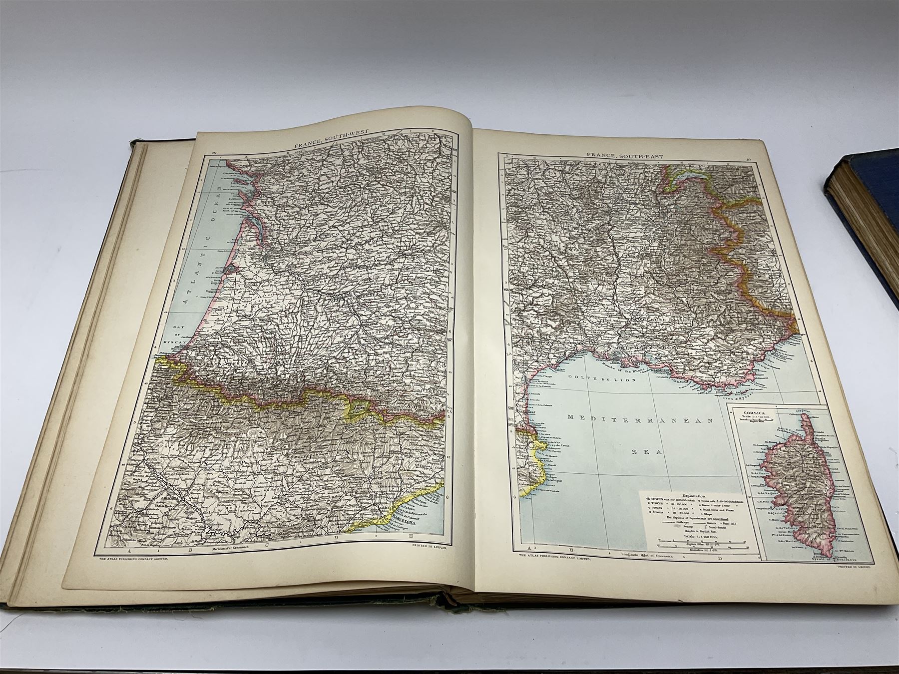 The History of Scarborough, edited by Arthur Rowntree and published by J.M. Dent & Sons Ltd, with an inscription to the title page reading 'Collaborator George Rowntree' together with The Universal Atlas published by Cassell & Company Ltd