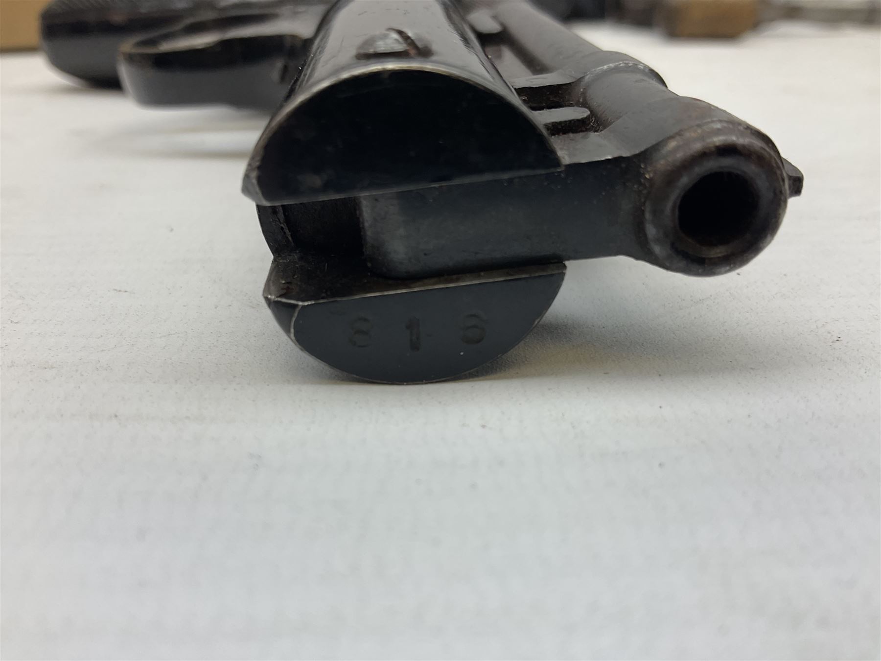 Webley Hurricane .22 air pistol with over lever action and thumb safety L27cm; Webley Premier .22 air pistol with over lever action No.816; part Diana model 2 air pistol; and quantity of .22 pellets in three tins