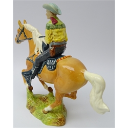 Beswick Canadian mounted cowboy upon Palomino, model no. 1377   