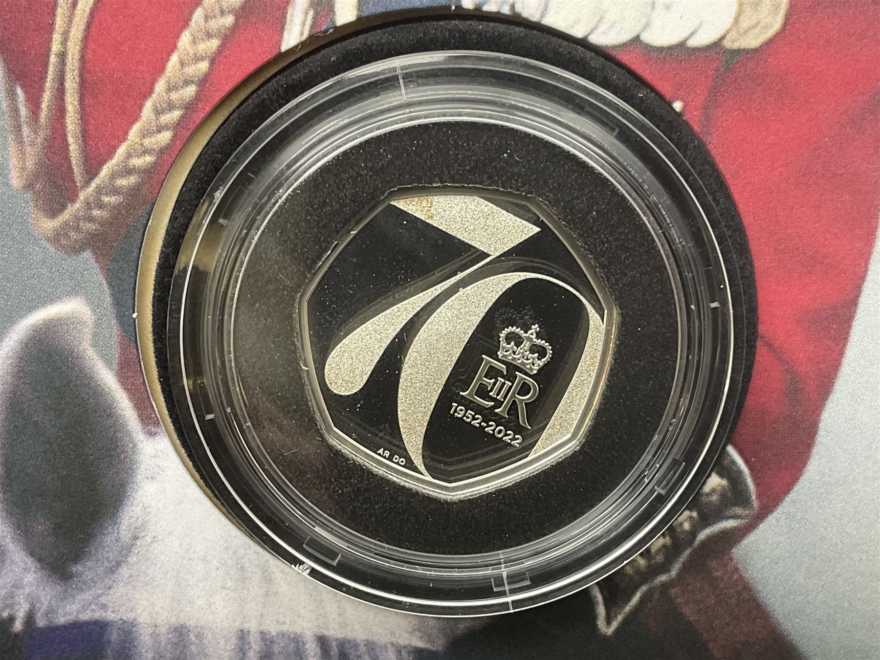 Five The Royal Mint Royal Mail silver proof coin covers, comprising 2021 'HG Wells' with two pounds, 2021 'HM The Queen's 95th Birthday' with five pounds, 2022 'Her Majesty The Queen's Platinum Jubilee 70 Years' with five pounds, 2022 'Her Majesty The Queen's Platinum Jubilee 70 Years' with fifty pence and 2022 '150 Years of The FA Cup' with two pounds, all in Royal Mail card boxes