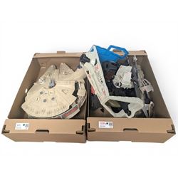 Kenner Millennium Falcon and Darth Vader's Star Destroyer