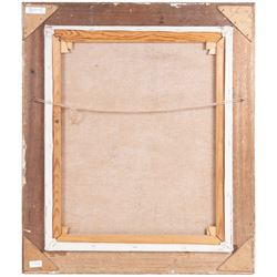 Continental School (20th Century): Three Gentleman in an Interior, oil on canvas signed 'Santasola' 60cm x 49cm