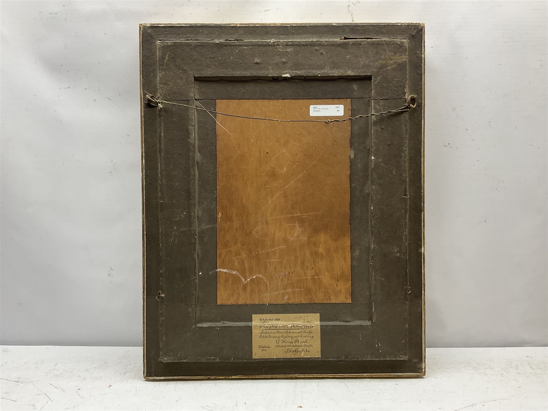 Fredrick John Bartram Hiles R.W.A. (British 1872-1927): 'The Flower Seller', watercolour and gouache signed, 38cm x 26cm
Notes: Hiles lost both arms as a child in a tram car accident and learnt to paint with the brush in his mouth 