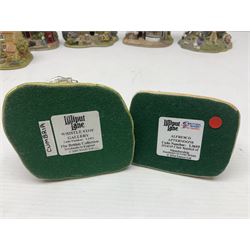 Twenty Lilliput Lanes, including The Right Note, Chatterbox Corner, Whistle Stop Gate, New Neighbours, Travellers Rest etc, all in original boxes