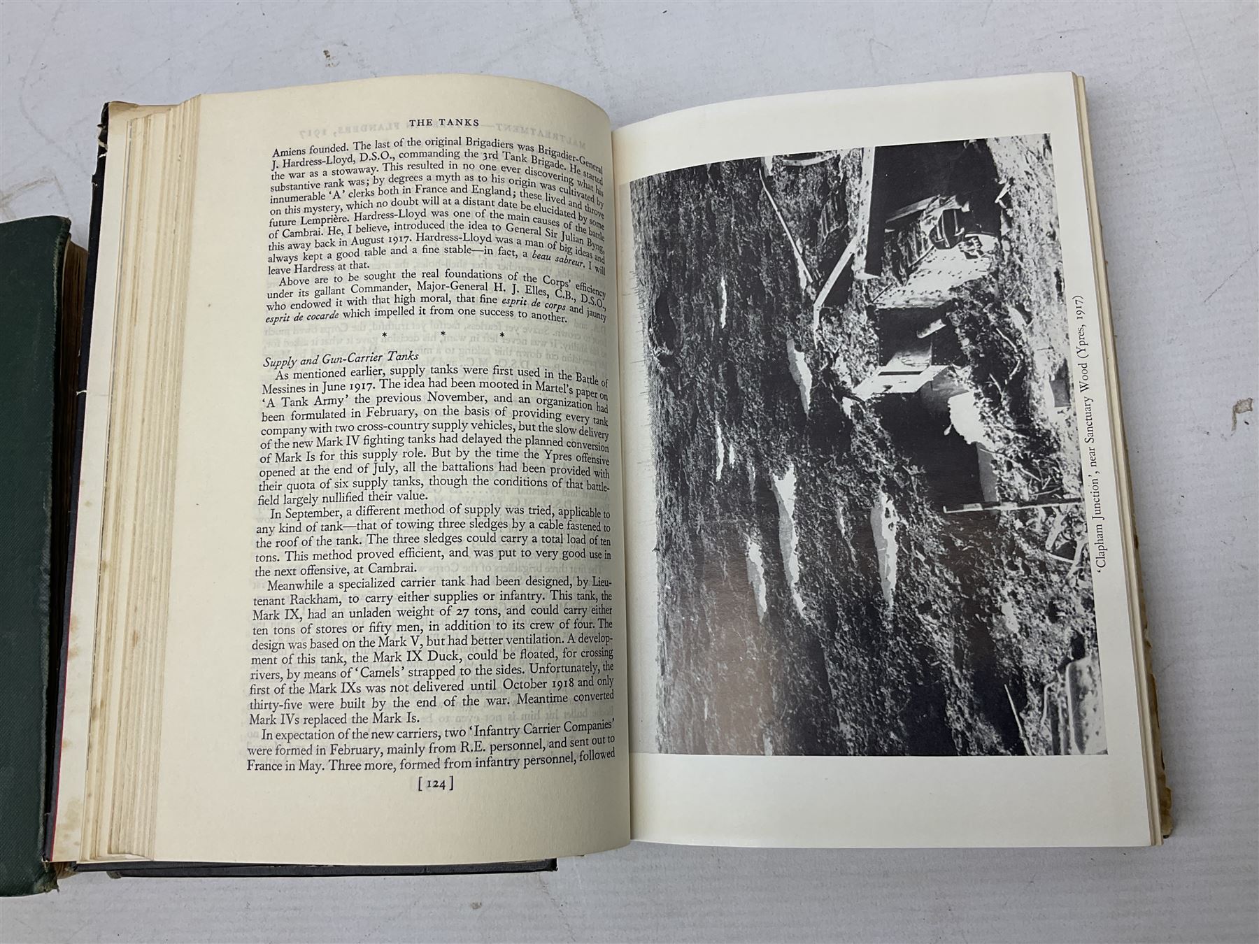 Hitler Adolf: Mein Kampf. The original edition entirely unexpurgated in eighteen parts by Hutchinson & Co. in association with Hurst & Blackett; Hart Capt. B.H. Liddell: The Tanks - History of the Royal Tank Regiment. 1959. Two volumes with dustjackets; The History of the London Rifle Brigade 1859-1919. London 1921; and Covenants With Death. Daily Express Publication. 1934