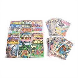 Fifty-six Marvel Bronze Age and later 'Doctor Strange' comic books, spanning years 1979 on...
