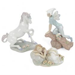 Three Lladro figures, comprising  Magica