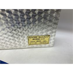 Bugatti Magnum by Hugh Conway and Maurice Sauzay, pub. Foulis Haynes 1989, with original engine turned slipcase with gilt metal label bearing 'Ettore Bugatti Molsheim Alsace', chassis no. 1636, the blue cloth bound book with monochrome and colour plates, limited edition of 2,000