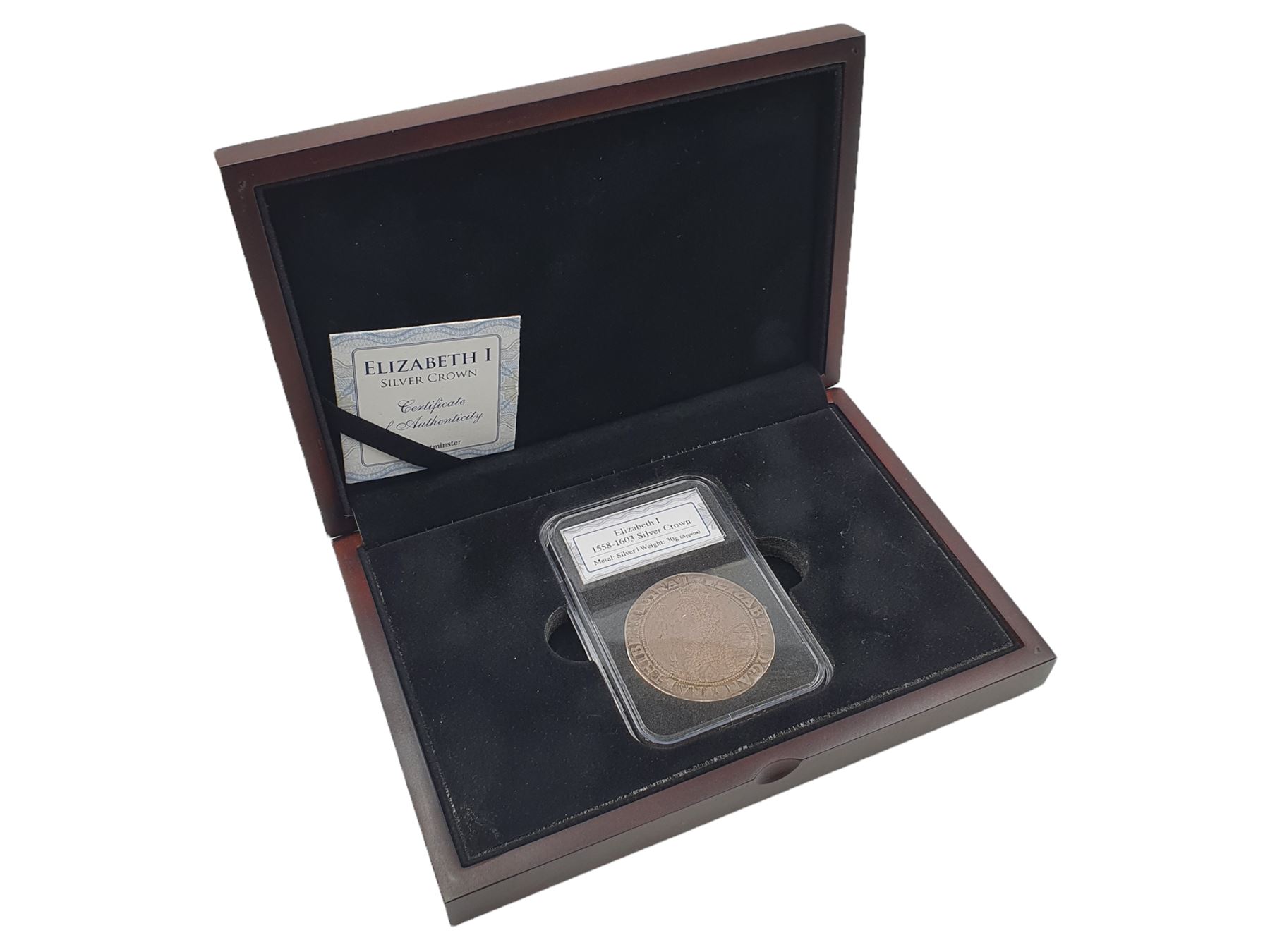 Elizabeth I (1558-1603) silver crown coin