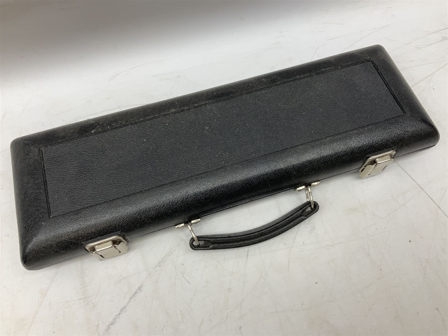 Trevor J. James T.T. 10X silver plated flute, with two mouthpieces and crook joint, serial no. 71002, in carry case