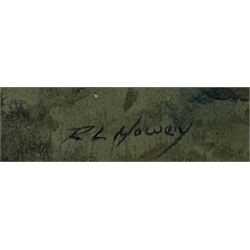 Robert Leslie Howey (British 1900-1981): 'Eskdale Cumbria', watercolour heightened in white signed 22cm x 27cm