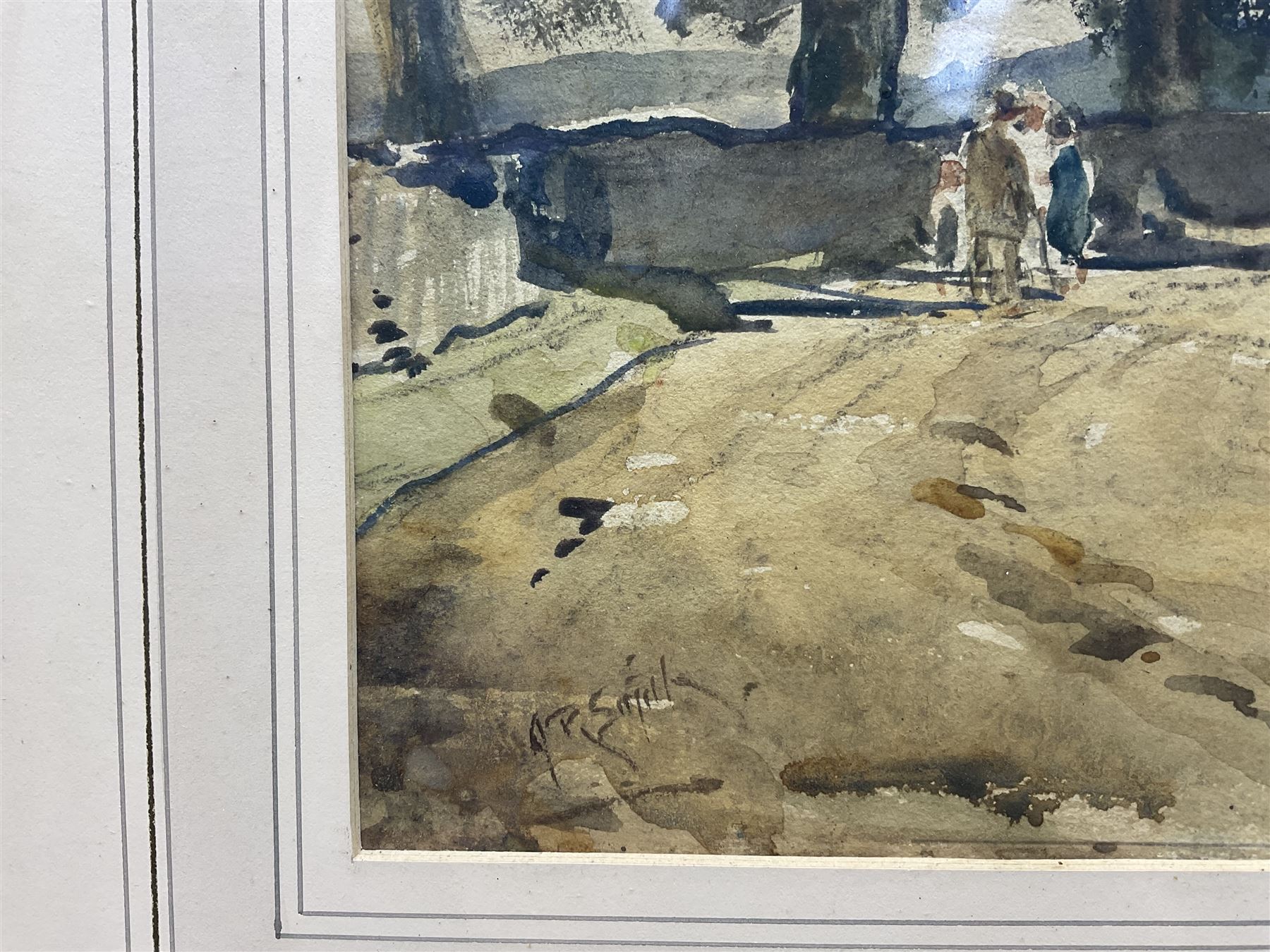 Arthur Reginald Smith (British 1872-1934): 'A Yorkshire Lane', watercolour signed, titled verso 30.5cm x 23.5cm 