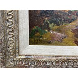 １９世紀　A.Carruthers Gould「Landscape」横　証明書付 19世紀 A.Carruthers Gould「Landscape」横 証明書付 19世紀 A