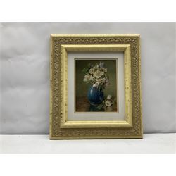 G E C (20th century): Still Life of Flowers, watercolour signed with initials 22cm x 17cm