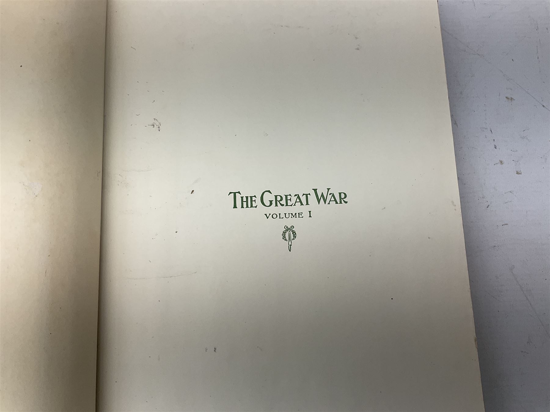 The Great War  by H W Wlison. 13 volumes. 1914-19;The Second Great War by Hammerton. 9 volumes; and The Second World War by Winston Churchill. 6 volumes.
