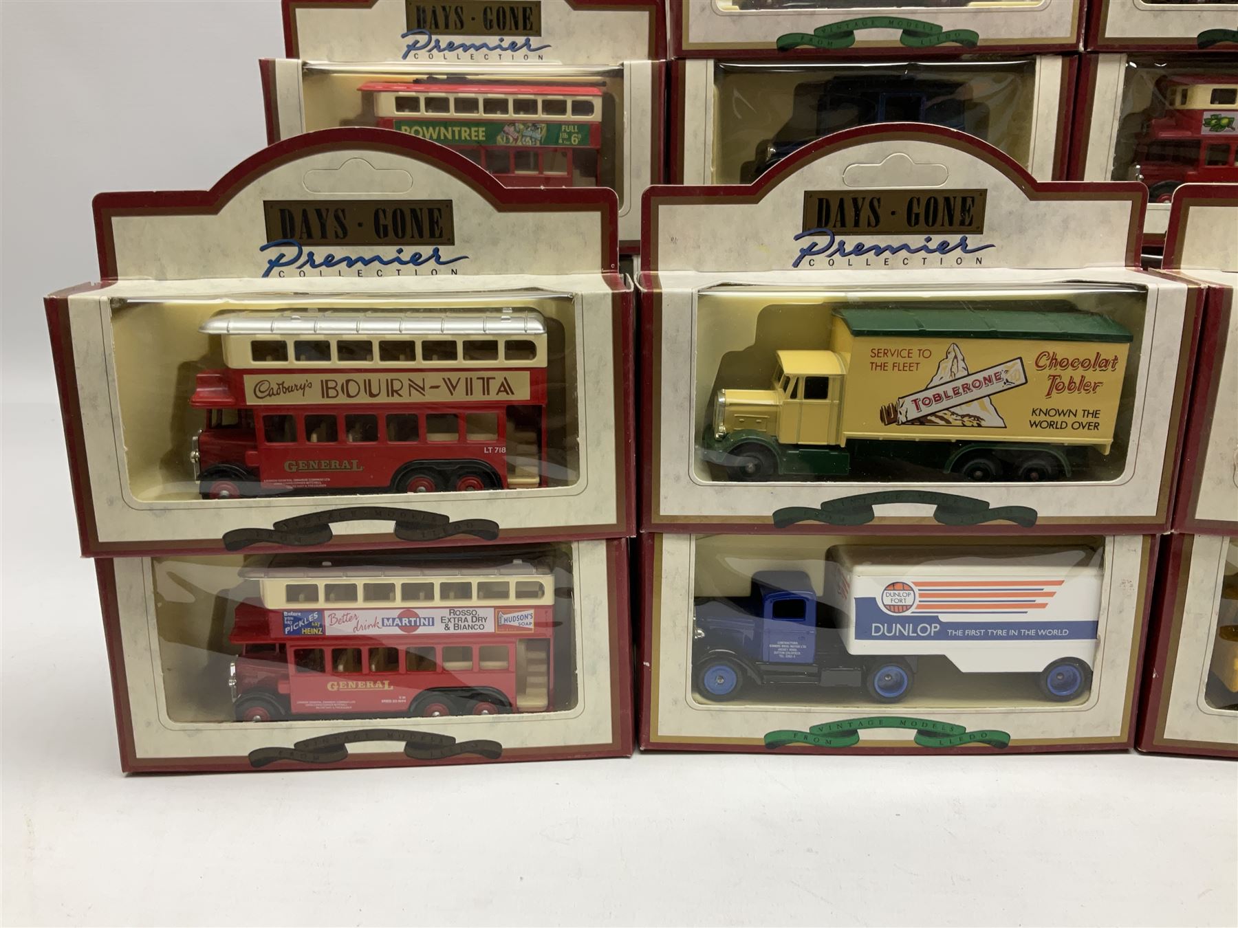 Fifty-two Days Gone Premier Collection die-cast models, all boxed (52)