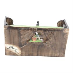 Two Will Young studio pottery figure groups, comprising 'Uncle Tom Cobley and All' and 'Widecombe Fair', both with signatures, tallest H16cm